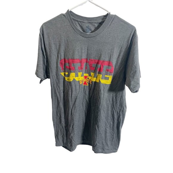 Rivalry Threads Mens Medium Athletic Graphic Tee Gray Iowa State - Picture 1 of 5